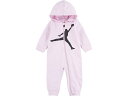 (取寄) ジョーダンキッズ ボーイズ HBR ジャンプマン フーデット カバーオール (インファント) Jordan Kids boys Jordan Kids HBR Jumpman Hooded Coverall (Infant) Pink Foam