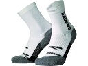 () ubNX S[Xg N[ \bN Brooks Brooks Ghost Crew Sock White/BR Crew