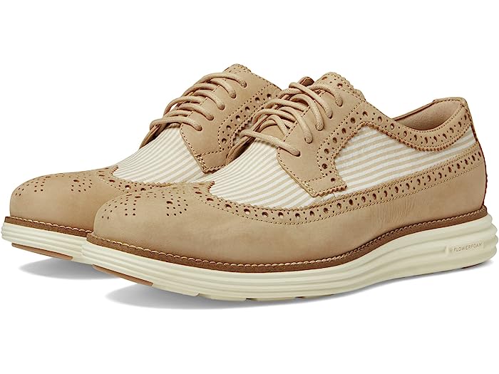 (取寄) コールハーン メンズ オリジナルグランド リマスタード ロングウィング Cole Haan men Cole Haan Originalgrand Remastered Longwing Sesame Seersucker/Ivory