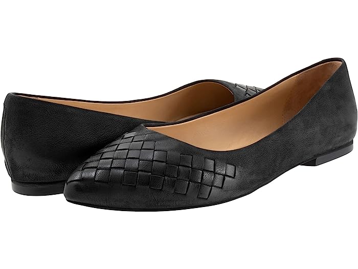 () ȥå ǥ ƥ ֥ Trotters women Estee Woven Black Nubuck