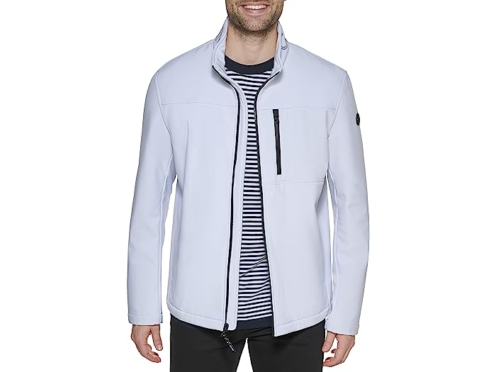 () Х󥯥饤    쥸 ե  ץ ܥȥ 㥱å (  ӥå  ȡ) Calvin Klein men Calvin Klein Men's Water Resistant Soft Shell Open Bottom Jacket (Standard and Big &Tall)