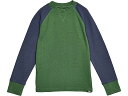 (取寄) エルエルビーン キッズ アンシュリンカブル ミニ ワッフル ロング スリーブ (リトル キッズ) L.L.Bean kids L.L.Bean Unshrinkable Mini Waffle Long Sleeve (Little Kids) Rain Forest/Carbon Navy