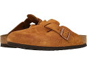 (取寄) ビルケンシュトック ボストン ソフト フットベッド (ユニセックス) Birkenstock Birkenstock Boston Soft Footbed (Unisex) Mink Suede