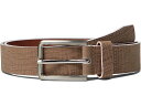 () WXg&}[tB[ Y l vg xg Johnston & Murphy men Johnston & Murphy Linen Print Belt Tan Leather