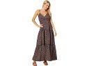 (取寄) ラッキーブランド レディース ペイズリー ティアード マキシ ドレス Lucky Brand women Lucky Brand Paisley Tiered Maxi Dress Raven Multi