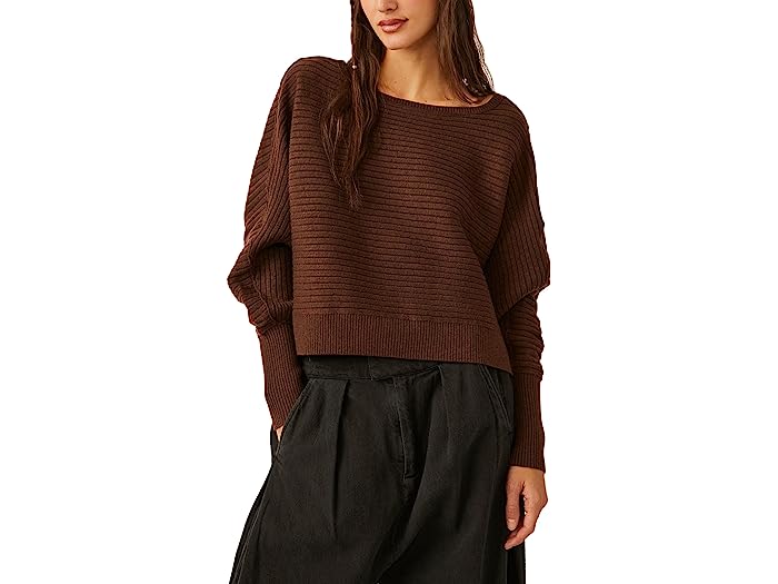 () t[s[v fB[X TuC vI[o[ Free People women Free People Sublime Pullover Chocolate Lava