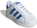 (取寄) アディダス スニーカー キッズ スーパースター (ビッグ キッズ) 大きいサイズ adidas Originals Kids Superstar XLG (Big Kid) Footwear White/Blue/Footwear White