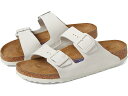 (取寄) ビルケンシュトック アリゾナ ソフト フットベッド - スエード (ユニセックス) Birkenstock Arizona Soft Footbed - Suede (Unisex) Antique White Suede