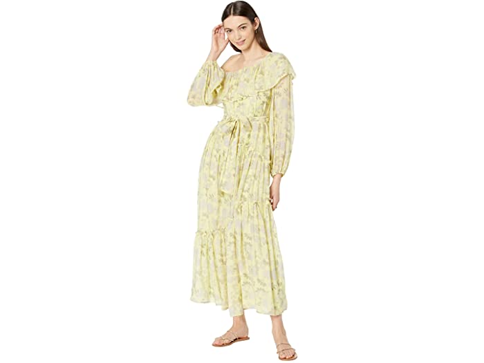 (取寄)ケイラニドレスASTRtheLabelKaylaniDressYellowGreyFloral