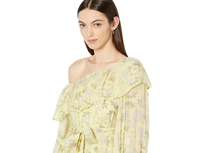 (取寄)ケイラニドレスASTRtheLabelKaylaniDressYellowGreyFloral