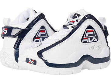 (取寄) フィラ キッズ キッズ グラント ヒル 2 25th アニバーサリー (ビッグ キッズ) Fila Kids kids Grant Hill 2 25th Anniversary (Big Kid) White/Fila Navy/Fila Red