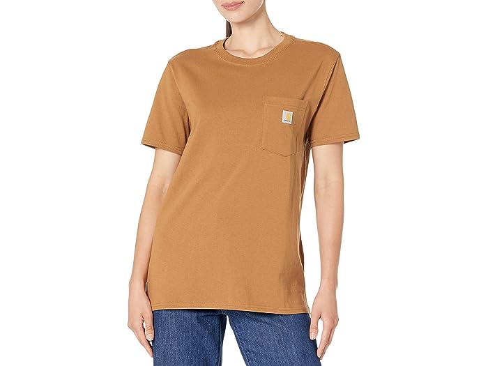 (取寄) カーハート レディース WK87 ワークウェア ポケット ショート スリーブ Tシャツ C