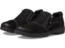 (取寄) クラークス シューズ レディース カーリー レイ ブラック Clarks women Carleigh Ray Black Nubuck