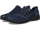 (取寄) クラークス シューズ レディース カーリー レイ ネイビー Clarks women Carleigh Ray Navy Nubuck
