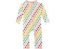 (取寄) キッキー パンツ キッズ ガールズ プリント カバーオール ウィズ 2ウェイ ジッパー (インファント) Kickee Pants Kids girls Kickee Pants Kids Print Coverall with Two-Way Zipper (Infant) Rainbow Hearts