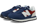 (取寄) ニューバランス キッズ スニーカー ジュニア 子供 靴 237 New Balance Kids boys 237 (Big Kid) NB Navy/Brick Red