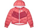 (取寄) ナイキ キッズ ガールズ シンセティック フィル フーデット ジャケット Nike Kids Synthetic Fill Hooded Jacket Archaeo Pink/Rush Maroon/White