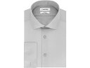 (取寄) カルバンクライン メンズ メンズ ドレス シャツ スリム フィット ノン アイロン ソリッド フレンチ カフ Calvin Klein men Calvin Klein Men's Dress Shirt Slim Fit Non Iron Solid French Cuff Smoke