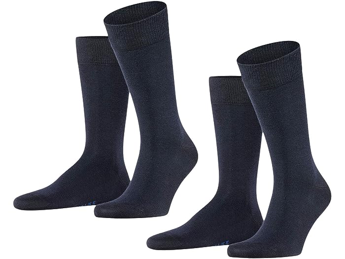 () ե륱  ϥåԡ 2-ѥå å Falke men Falke Happy 2-Pack Socks Dark Navy