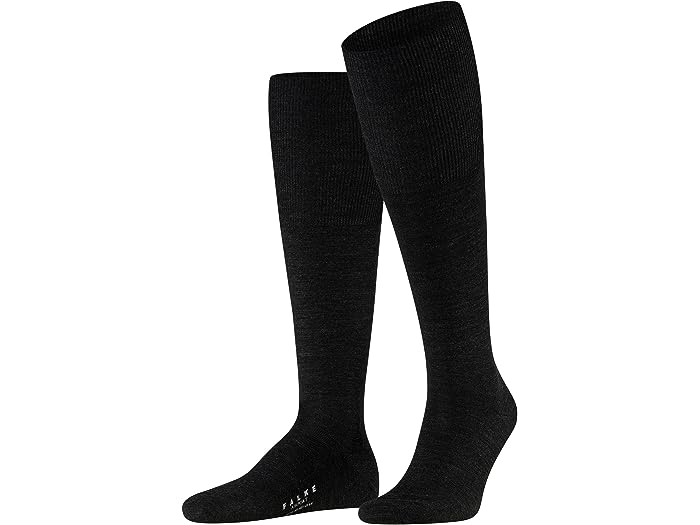 (取寄) ファルケ メンズ エアポート ニー ハイ ソックス Falke men Falke Airport Knee High Socks Anthracite Melange 1