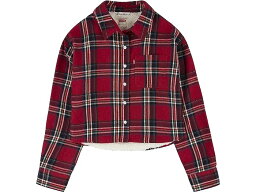 (取寄) リーバイス キッズ ガールズ ロング スリーブ シェルパ ライン フランネル トップ (ビッグ キッズ) Levi's Kids girls Levi's Kids Long Sleeve Sherpa Lined Flannel Top (Big Kids) Chili Pepper