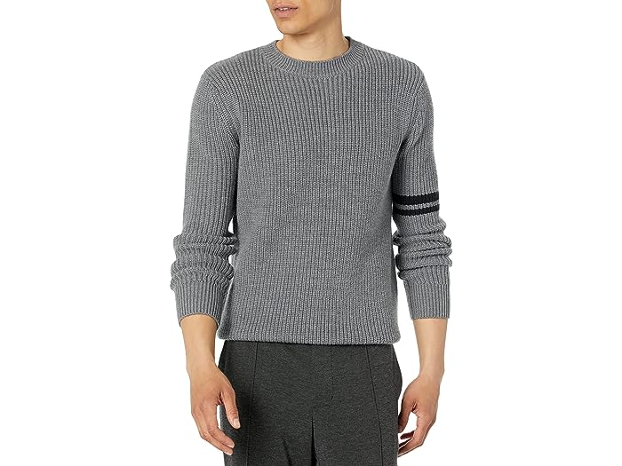 () x Y S[-gD Z[^[ LABEL men LABEL Go-To Sweater Light Grey/Black