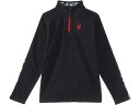 (取寄) スパイダー キッズ キッズ スピード フリース 1/2 ジップ (ビッグ キッズ) Spyder Kids kids Spyder Kids Speed Fleece 1/2 Zip (Big Kids) Black