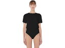 (取寄) ウォルフォード レディース オーロラ ピュア T-シャツ ストリング ボディスーツ Wolford women Wolford Aurora Pure T-shirt String Bodysuit Black