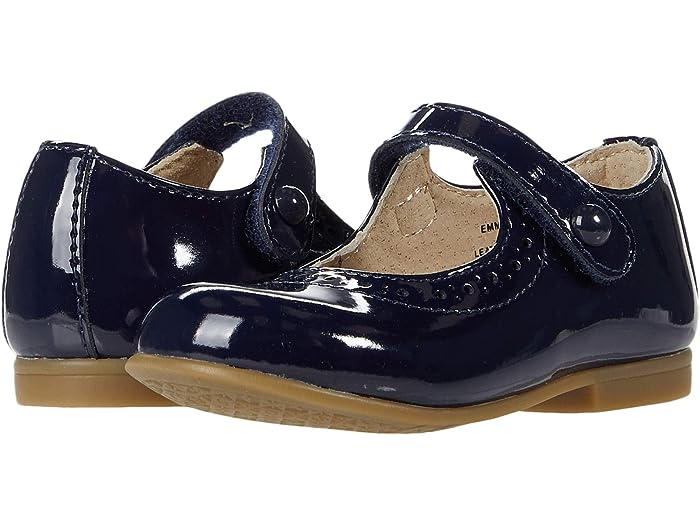 (取寄) フットメイト ガールズ エマ (トドラー/リトル キッド) FootMates girls Emma (Toddler/Little Kid) Navy Patent