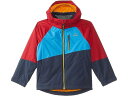 (取寄) エルエルビーン キッズ フリース ライン カラーブロック スリーインワン (リトル キッズ) L.L.Bean kids L.L.Bean Fleece Lined Color-Block 3-in-1 (Little Kids) Dark Red/Bold Aqua