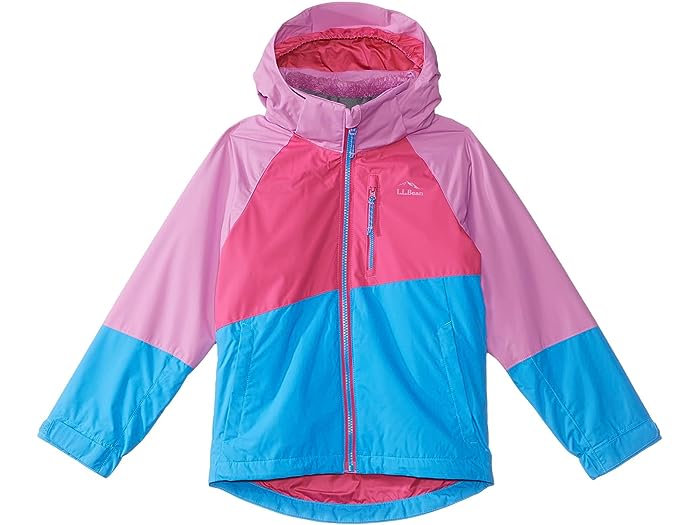 () 륨ӡ å ե꡼ 饤 顼֥å ꡼ (ȥ å) L.L.Bean kids L.L.Bean Fleece Lined Color-Block 3-in-1 (Little Kids) Orchid/Pink Berry