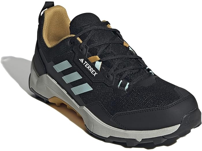 (取寄) アディダス スニーカー メンズ テレックス Ax4 登山靴 ハイキングシューズ 大きいサイズ adidas Outdoor men Terrex AX4 Core Black/Semi Flash Aqua/Preloved Yellow