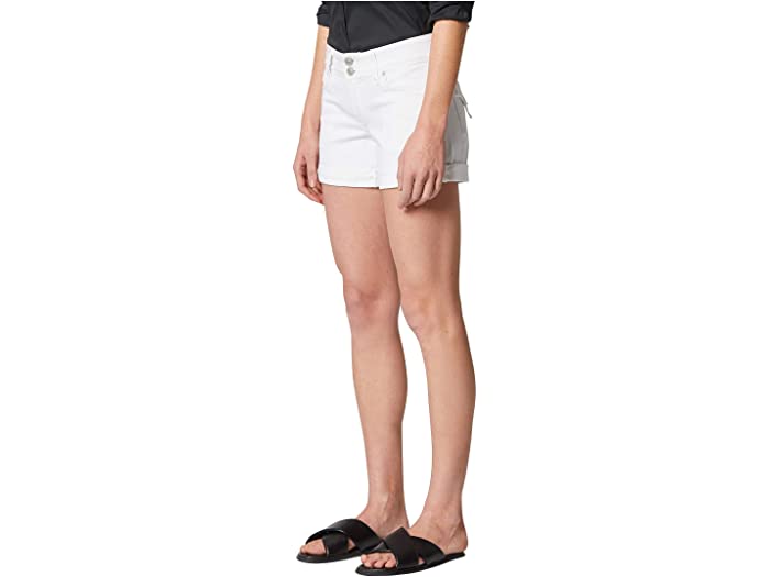 (取寄) ハドソン ジーンズ レディース クロックスリー カフド ショーツ イン ホワイト Hudson Jeans women Croxley Cuffed Shorts in White White