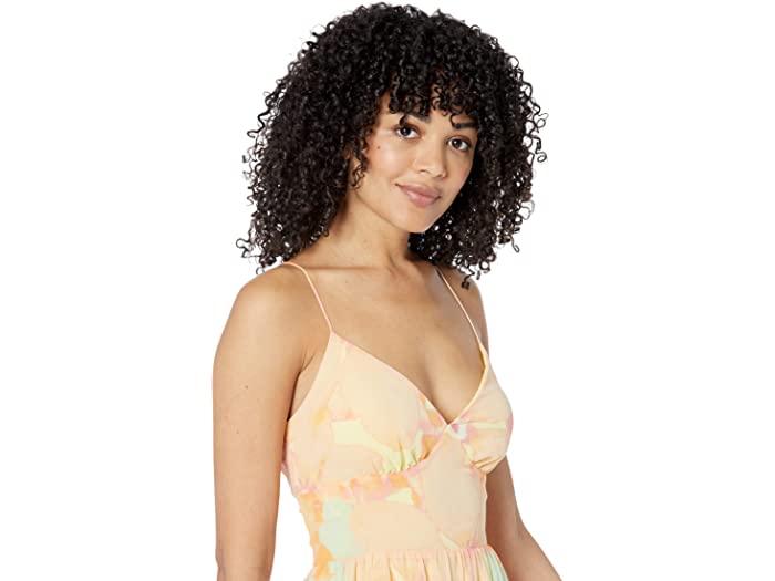 (取寄)カミレースアップバックティアードマキシドレスWAYFCamiLace-UpBackTieredMaxiDressYellowOrchid