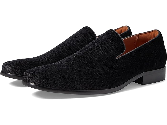 () t[VC Y |XeB[m v[ gD xlbg Xbv-I Florsheim men Florsheim Postino Plain Toe Velvet Slip-On Black