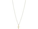 ドギャード (取寄) ドギャード レディース モダン ユー ゴッタ ハブ フェイス クロス ネックレス Dogeared women Dogeared Modern You Gotta Have Faith Cross Necklace Gold Dipped