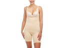 (取寄) スパンクス レディース パワー シリーズ オープン バスト ミッドサイ ボディスーツ Spanx women Spanx Power Series Open Bust Midthigh Bodysuit Soft Nude