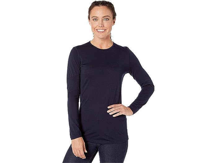 () ACXuCJ[ fB[X 200 IAVX m x[XC[\ O X[u N[ Icebreaker women Icebreaker 200 Oasis Merino Baselayer Long Sleeve Crewe Midnight Navy 1