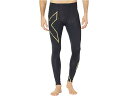 (取寄) ツータイムズユー メンズ ライト スピード コンプレッション タイツ 2XU men 2XU Light Speed Compression Tights Black/Gold Reflective