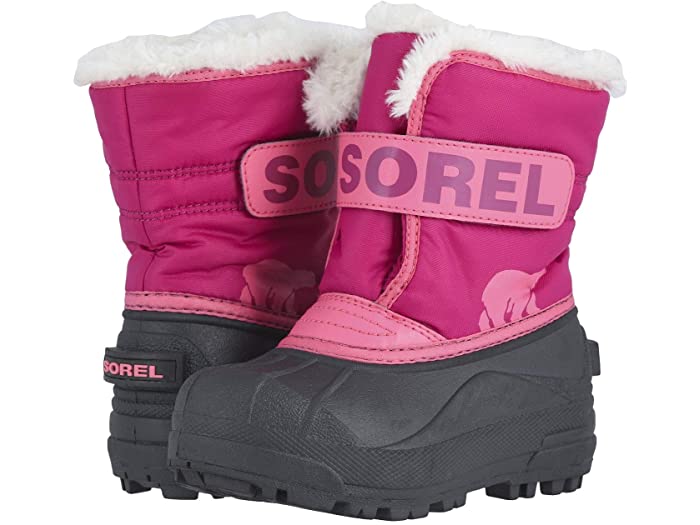 (取寄) ソレル キッズ ガールズ スノー コマンダー (トドラー/リトル キッズ) SOREL Kids girls Snow Commander (Toddler/Little Kid) Tropic Pink/Deep Blush 1