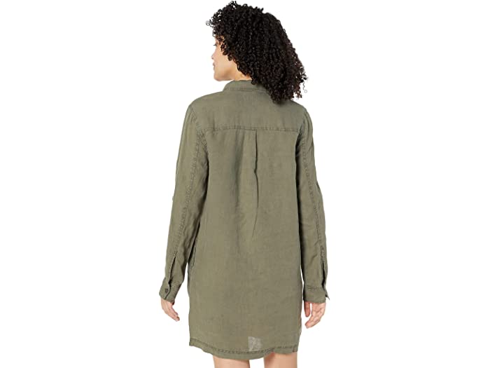 (取寄)エレノアポップオーバーカラーシャツドレスMichaelStarsEleanorPopoverCollarShirtdressOlive
