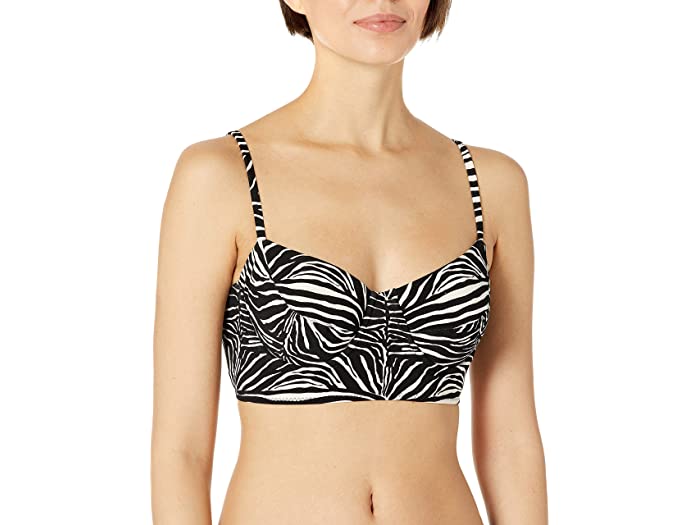 (取寄) ノーマ カマリ レディース ウィメンズ スタンダード アンダーワイヤー ブラ Norma Kamali women Womens Standard Underwire Bra Small Zebra