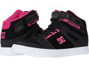 () DC LbY K[Y sA nC-gbv EV (g Lbh/rbO Lbh) DC Kids girls DC Kids Pure High-Top EV (Little Kid/Big Kid) Black/Pink/Black