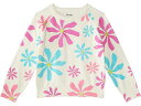 (取寄) ハットレイ キッズ ガールズ グルーヴィー フローラル プルオーバー セーター (トドラー/リトル キッズ/ビッグ キッズ) Hatley Kids girls Hatley Kids Groovy Floral Pullover Sweater (Toddler/Little Kids/Big Kids) Natural