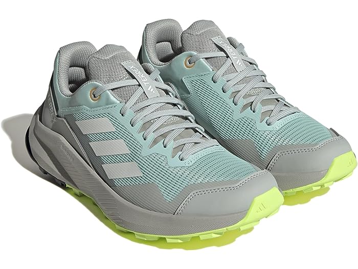 (取寄) アディダス スニーカー レディース テレックス トレイルライダー 登山靴 ハイキングシューズ 大きいサイズ adidas Outdoor Women Terrex Trailrider Semi Flash Aqua/Crystal White/Wonder Silver