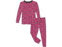 (取寄) キッキー パンツ キッズ ガールズ ロング スリーブ パジャマ セット (ビッグ キッズ) Kickee Pants Kids girls Kickee Pants Kids Long Sleeve Pajama Set (Big Kids) Calypso Cheetah Print