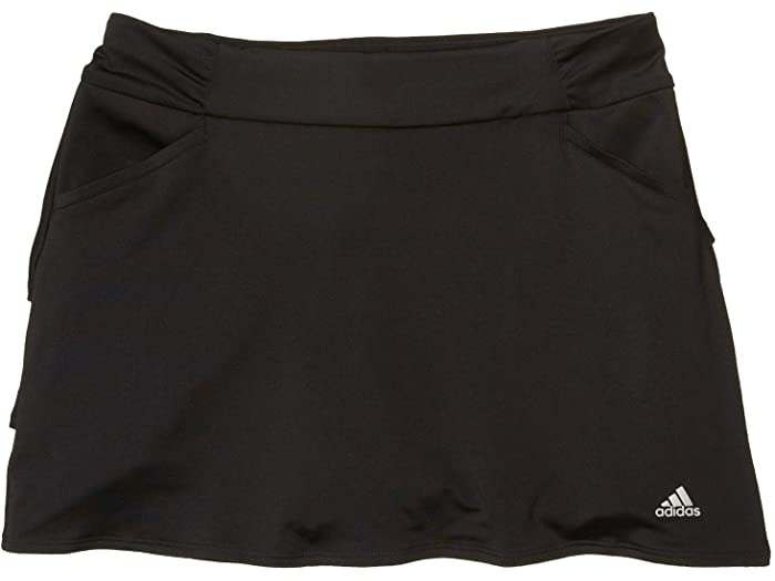 (取寄) アディダス ゴルフ キッズ ガールズ ラッフルド スコート (リトル キッズ/ビッグ キッズ) adidas Golf Kids girls Ruffled Skort (Little Kids/Big Kids) Black