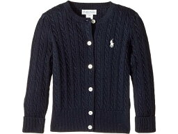 (取寄) ラルフローレン キッズ ガールズ ケーブルニット コットン カーディガン (インファント) Polo Ralph Lauren Kids girls Polo Ralph Lauren Kids Cable-Knit Cotton Cardigan (Infant) Hunter Navy/French White Pony Player