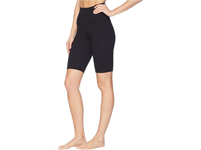 (取寄) ビヨンドヨガ レディース サプレックス ハイ ウェスト バイカー ショーツ Beyond Yoga women Supplex High Waisted Biker Shorts Jet Black
