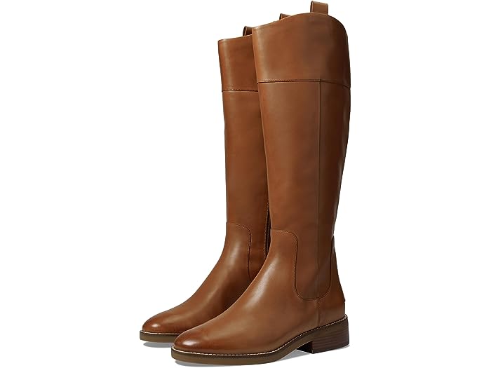 (取寄) コールハーン レディース ハンプシャー ライディング ブーツ Cole Haan women Cole Haan Hampshire Riding Boots British Tan Leather